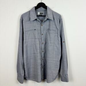 Exofficio Men's Insect Shield Repellent Button Down Long Sleeve Shirt Size XL